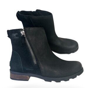 NIB Sorel Waterproof Boots F20 Emilie B Black Size 7